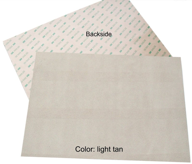 Soles2dance Premium Quality Suede Sheets 8.5"x12" with Super-Strong self-Adhesive Backing. Ideal for Making Peel-and-Stick (self-Stick, Stick-on) Soles for Dance Shoes [SUEDE-DIY-3pk-tan]. - Image 2